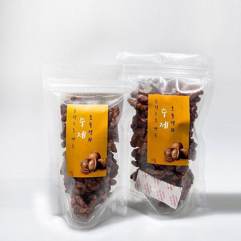 다움 국산 조청 수제 호두정과, 120g, 1개