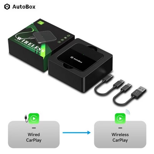 무선 애플 카플레이 카링킷4.0 카링킷프로 카링킷3.0 오토박스 5.0 및 M2-3 어댑터 미니 박스 안드로이드 오토 동글 마쓰다 기아 도요타 VW 시트로엥 포드 쉐보레, [02] Autobox M2-3