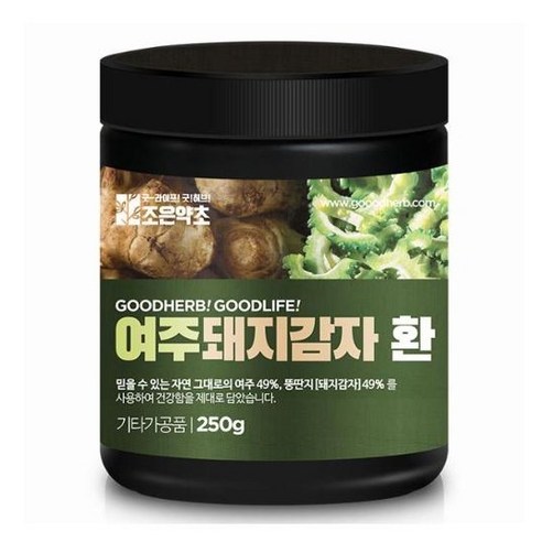 조은약초 여주 돼지감자환, 1개, 250g