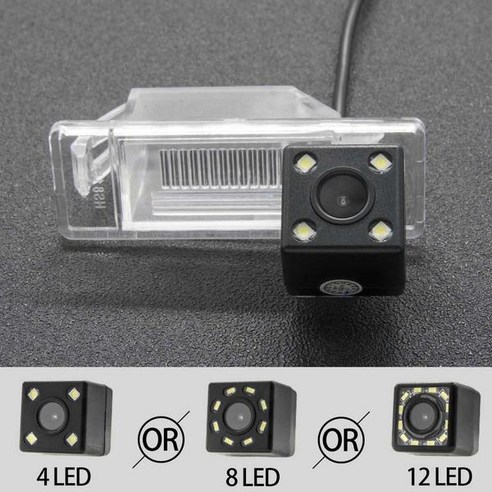 디지털사이드미러 usb자동차실내캠 뷰 카메라 닛산, 8 LED, Camera Only