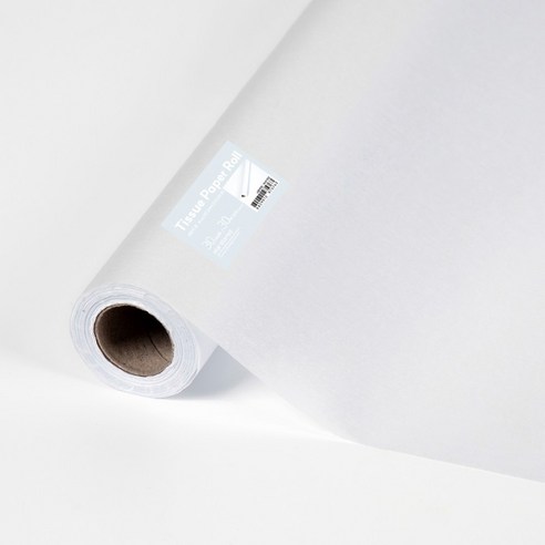 star starred 색화지 롤 (Tissue Paper Roll) 30cm(폭) 30M(길이), 화이트
