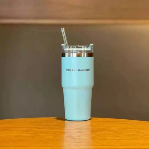 ZZJJC 아이디어 보온병 아이디어 텀블러 아웃도어 보온병, 스카이블루, 501-600ml