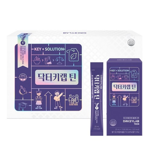 청소년 집중케어 솔루션 닥터키랩 틴, 60개, 1박스, 20ml