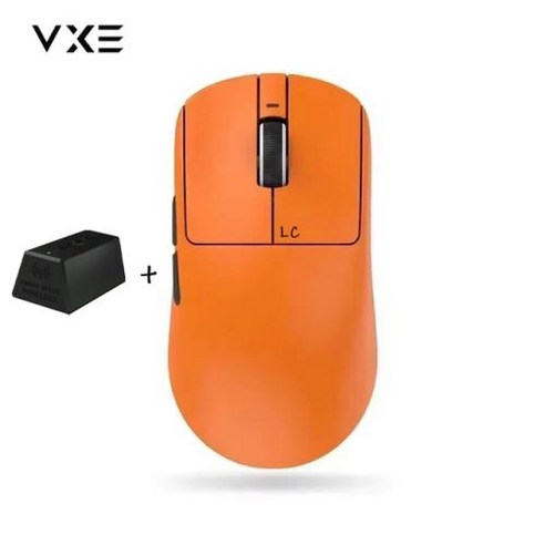 VGN F1 프로 자 게임 마우스 – VGN VXE R1 맥스, PAW3395SE 센서, 경량 무선 디자인, 인체 공학적, 긴 내구성 – 홍콩 e스포츠용 vgnf1moba