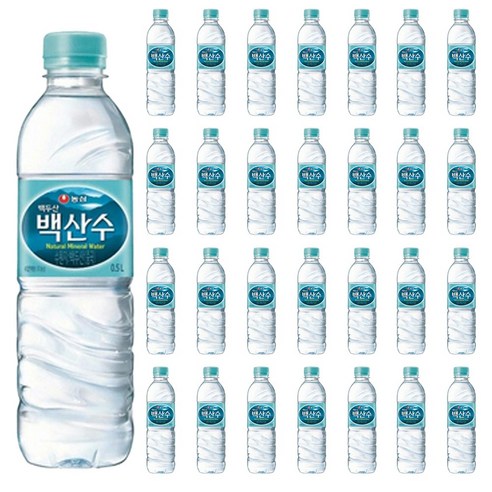 농심 백산수, 500ml, 40개