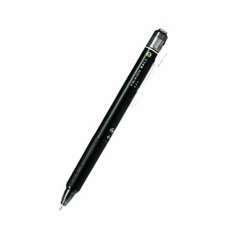 파이롯트 유성펜 노크식 프릭션 0.5mm, black, 1개