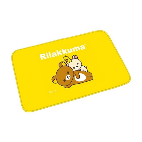 환영 입구 비-슬립 개 고양이 카펫 주방 매트 현대 만화 Rilakkuma 층 매트 홈 장식 복도 발코니 문 매트, 40센치메터x60센치메터, New000509