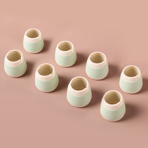 가팡 실리콘 의자 소음 방지 커버 8p LIBA050, 06번 그린