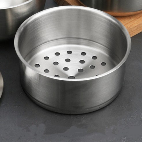 스테인레스 스틸 계란 밥 그릇 찐그리드 스튜 냄비 식기 가정용 식품 저장 용기 주방 요리 베이킹 도구 요리 도구, 러시아_Steamed grid