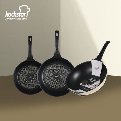 아델라 인덕션 통주물 후라이팬 3종 세트 KSC-ADIH68W, 단품