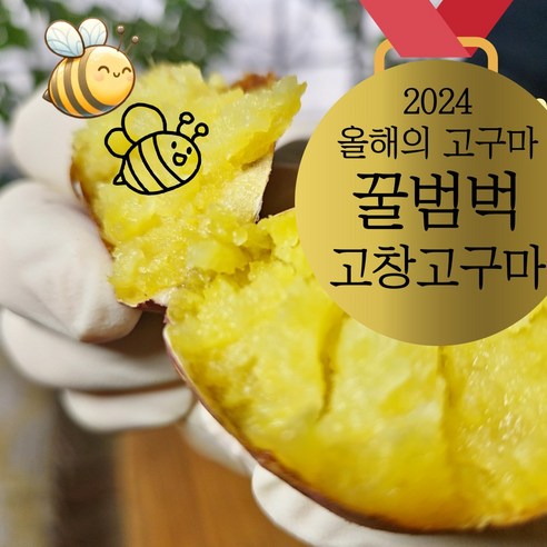 [꿀범벅] 고창 황토땅 꿀고구마 베니하루카 3키로 5키로 10키로 산지직송, 3kg, 1개, 300g