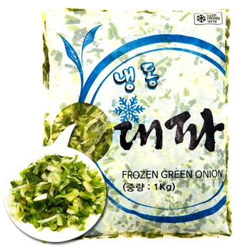 글로벌 냉동대파1kg, 1kg, 1개