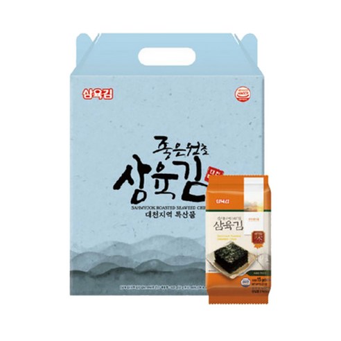 삼육김 3호 선물세트 식탁김 15g 15봉, 15g, 15개