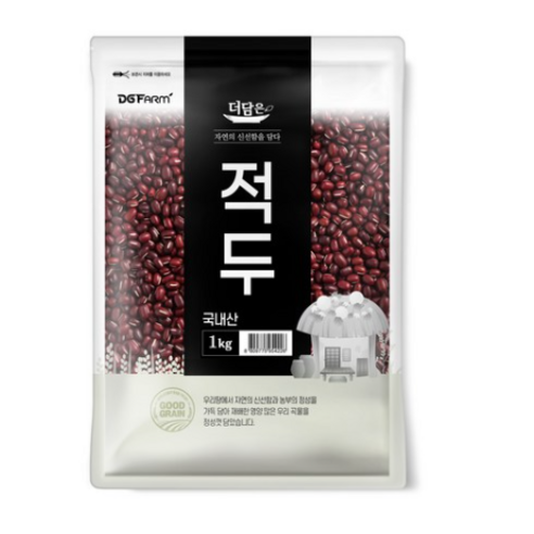 더담은 국산 적두 팥, 1kg, 1개