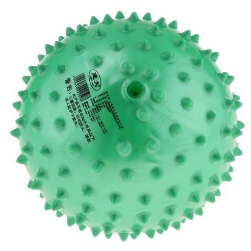 6Inch/15cm 풍선 공 시뮬레이션 고무 PVC 부풀린 Knobby 탄력 마사지 스파이크 감각 장난감, Green