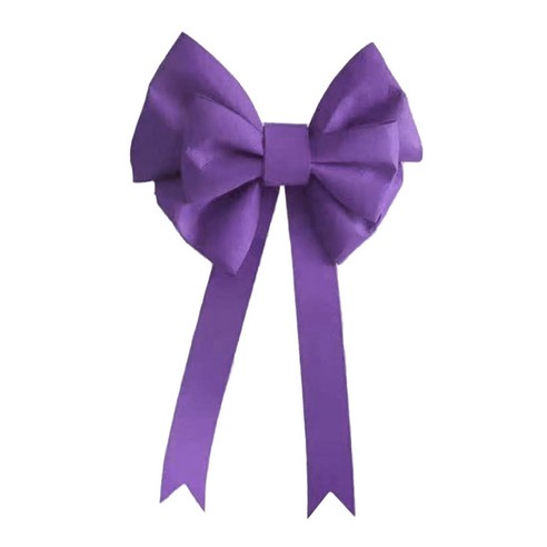 야외 실내 크리스마스 웨딩 아치 축제 행사를위한 Bowknot 장식 축제 Gaint 활, 마카롱 퍼플, 옥스포드 원단