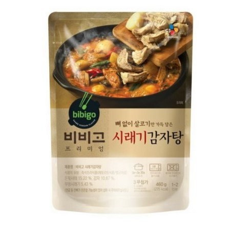 비비고 시래기감자탕, 460g, 5개