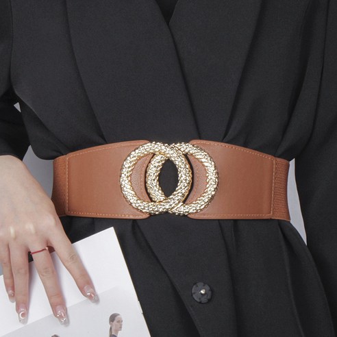 봄 패션의 완벽한 액세서리: 와이드 여성 벨트밴딩 스판벨트