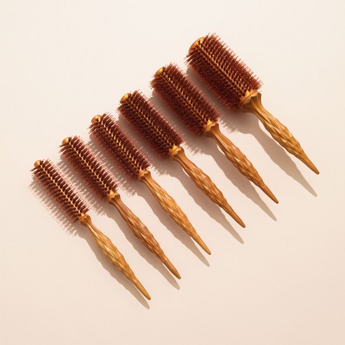 제이끌레르 열판 돈모 헤어 롤빗 프로페셔널 브러쉬 뿌리볼륨 드라이 대왕, 7호, 1개