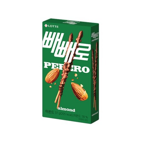 롯데제과 아몬드 빼빼로, 37g, 50개