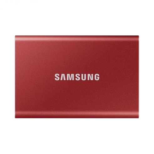 삼성전자 T7 USB 3.2 포터블 외장 SSD, 2TB, 레드