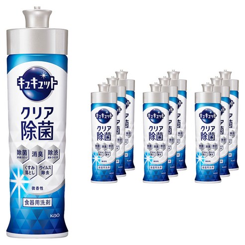 큐큣토 클리어 주방세제, 10개, 220ml