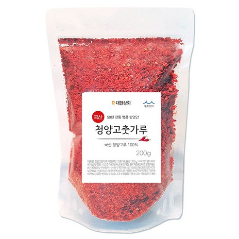 50년전통대현상회 국산 햇청양고추가루(아주매운맛) 양념용, 1개