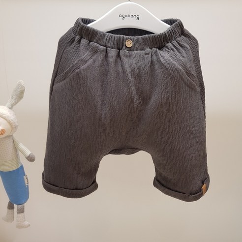 아가방 40% 여름 베이비페어! 심하게 편한 루즈핏 6부 배기바지! 너무 짧지도 너무 길지도 않아서 요거 아주 좋아 여름 바지! 바람슝슝 가벼워 시원한 외출복 배기바지