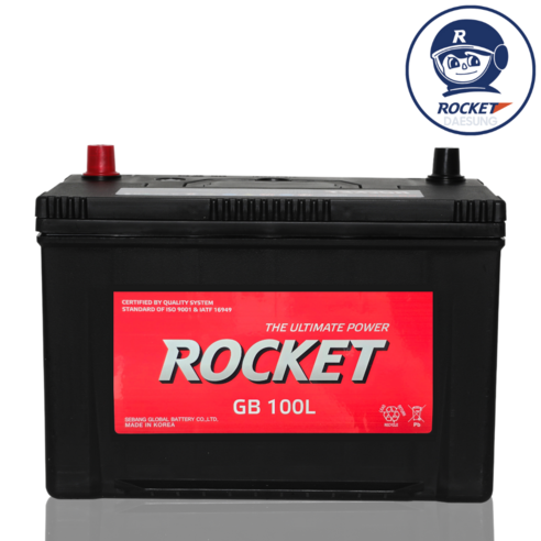 자동차배터리 교체 봉고3 모하비 그랜드카니발 베라크루즈 적용, 로케트 GB100L, 공구대여+폐배터리반납조건, 1개