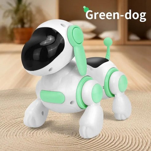 로봇 전자 강아지 애완동물 산책 지능형 전기 동물 상품, 1개, 2.RobotElectronicDog