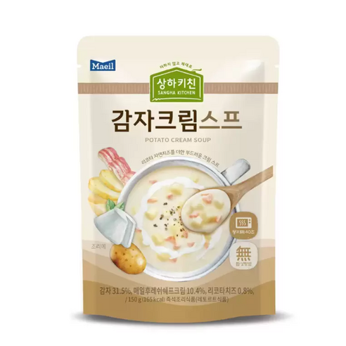 매일유업 상하키친 감자크림스프, 150g, 48개