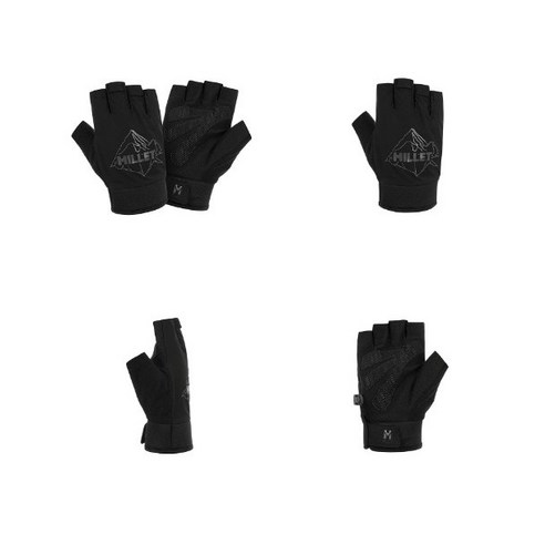 밀레 -MILLET- SS시즌 산행 및 다양한 아웃도어 활동에 적합한 남성 간절기 숏장갑 'MXTUL004' #등산 #러닝 #사이클 정상가 : 41000원 (여름시즌 세일), (16)블랙, 1개