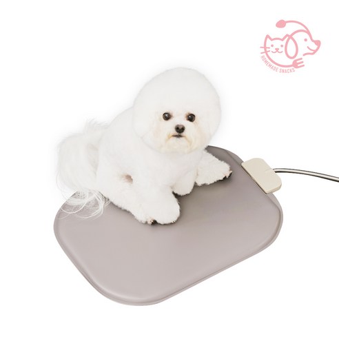마이또 팻럽 반려동물 온열매트 강아지 고양이 전기매트, 그레이 동그라미, 1개