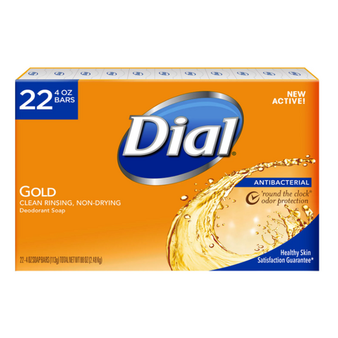 NEW Dial 다이알 항균 골드 비누 22개 정품, 1개
