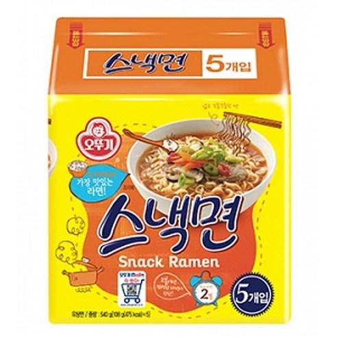 오뚜기 스낵면, 5개
