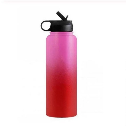ZZJJC 아이디어 보온병 아이디어 텀블러 아웃도어 보온병, 상미홍하대홍, 32oz/960ml