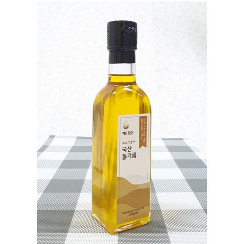 해담은 100% 국산들기름 저온로스팅 저온착유, 200ml, 1개