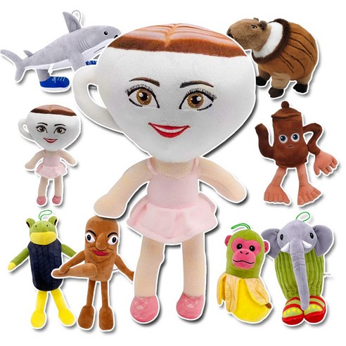 이탈리안 브레인롯 Italian brainrot 봉제 인형 퉁퉁퉁 사후르 i0522, 1개, 8번인형, 28cm