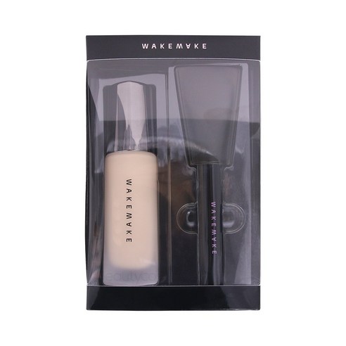 하루 종일 촉촉하고 완벽한 피부, 웨이크메이크 워터 벨벳 커버 파운데이션으로 완성하세요.