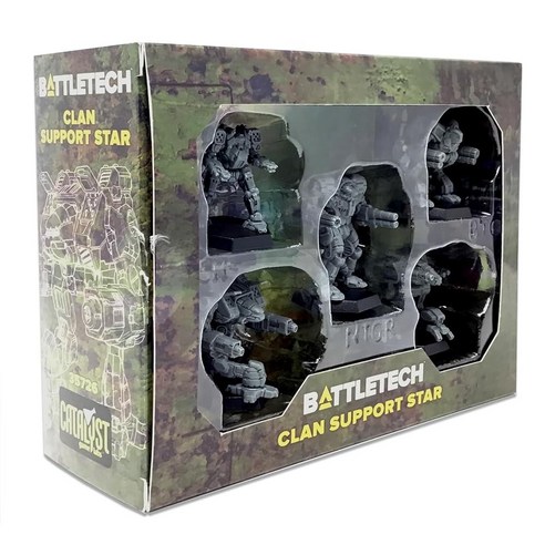 Catalyst Game Labs BattleTech 미니 포스 팩: 클랜 서포트 스타