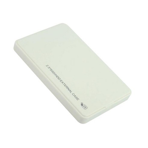 PC 데스크탑 노트북을 위한 휴대용 외장 USB3.0 HDD 스토리지, 하얀, 120x76x13mm, 플라스틱