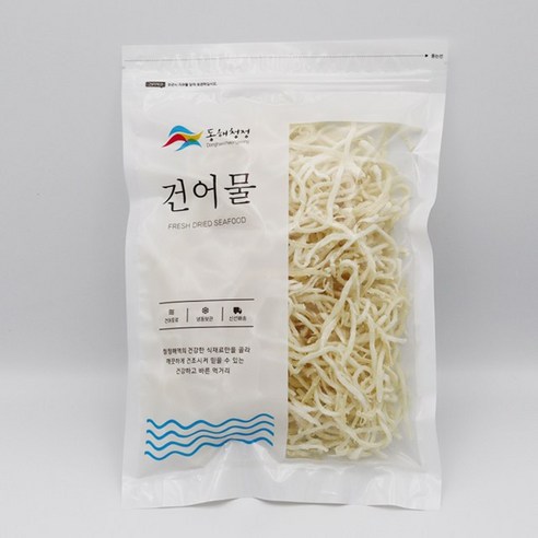 동해청정 국내가공 일미 300g 500g 진미오징어채 진미 백진미채, 1개