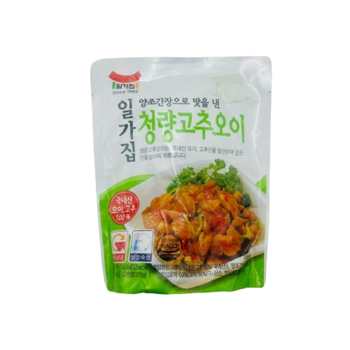 일가집 청량고추오이 500g, 10개입 오이지무침 일가집 청량고추오이 500g, 10개입 오이지무침