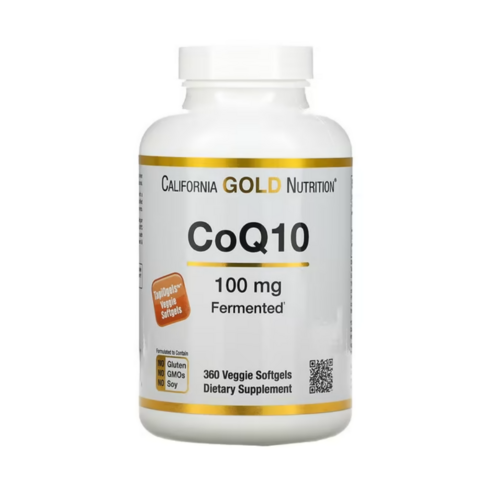 California Gold Nutrition CoQ10 100mg 베지 소프트젤 360정, 1개