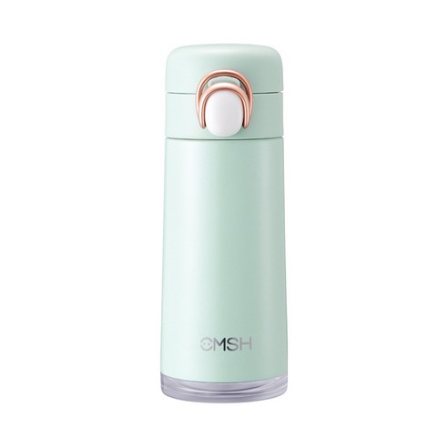 DFMEI 심플하고 세련된 보온병 여성용 트렌디 워터 컵 하트 휴대용 핸디 컵, DFMEI 초록, 330ml