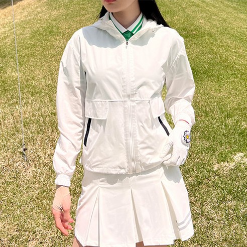 엠엠스포츠 여성 봄 여름 아노락 포켓 바람막이 골프 자켓 빅사이즈