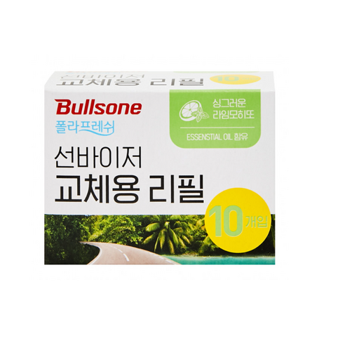 불스원 폴라프레쉬 선바이저 차량용 방향제 리필 4ml, 라벤더향, 1개