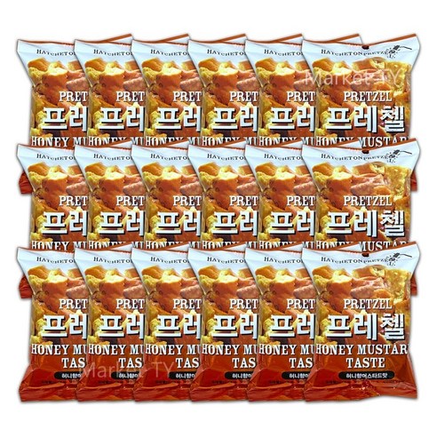탐앤탐스 플레인 프레즐 5개입 (110g x 5개), 1개, 110g 버터프레즐마켓 14 프레첼 허니향 머스타드맛, 85g, 18개