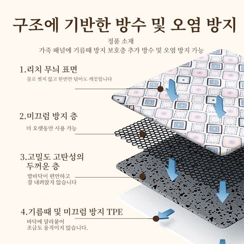 희망가 가죽 주방 매트로 주방의 품격을 높이고, 요리의 즐거움을 더하세요.