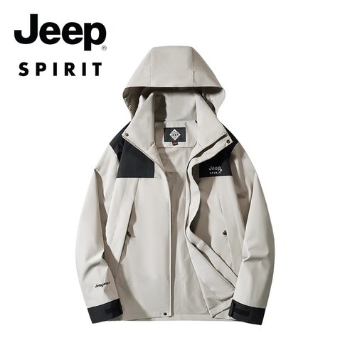 JEEP SPIRIT 바람막이 캐주얼 재킷 봄 가을 후드 자켓